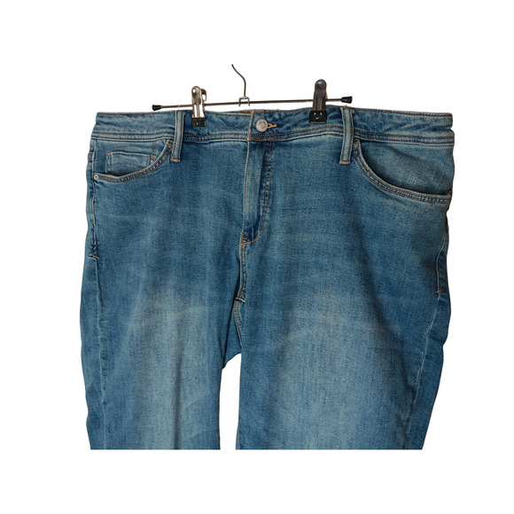 Pilcro by Anthropologie Jeans Women’s 18W Plus Blue Denim Straight Leg Stretch - Picture 6 of 16